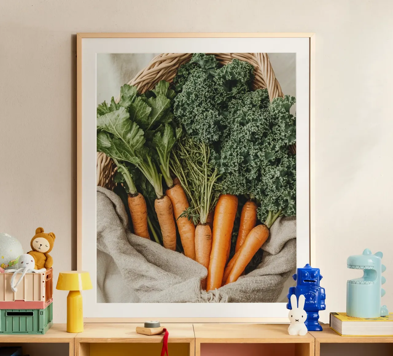 La sacra quiete poster con telaio in plastica da PhotoVibe Decor