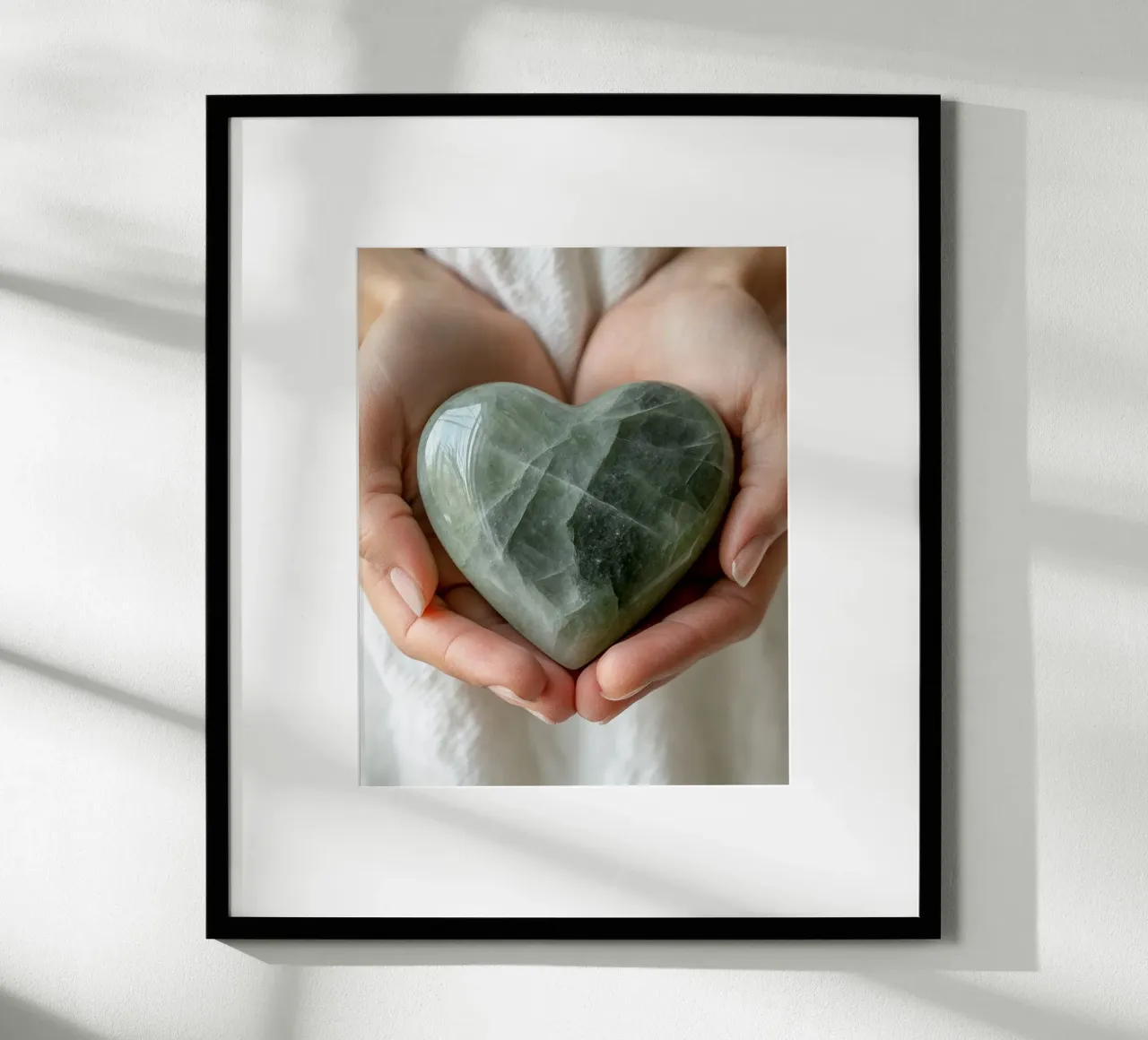 La sacra quiete poster con telaio in alluminio da PhotoVibe Decor