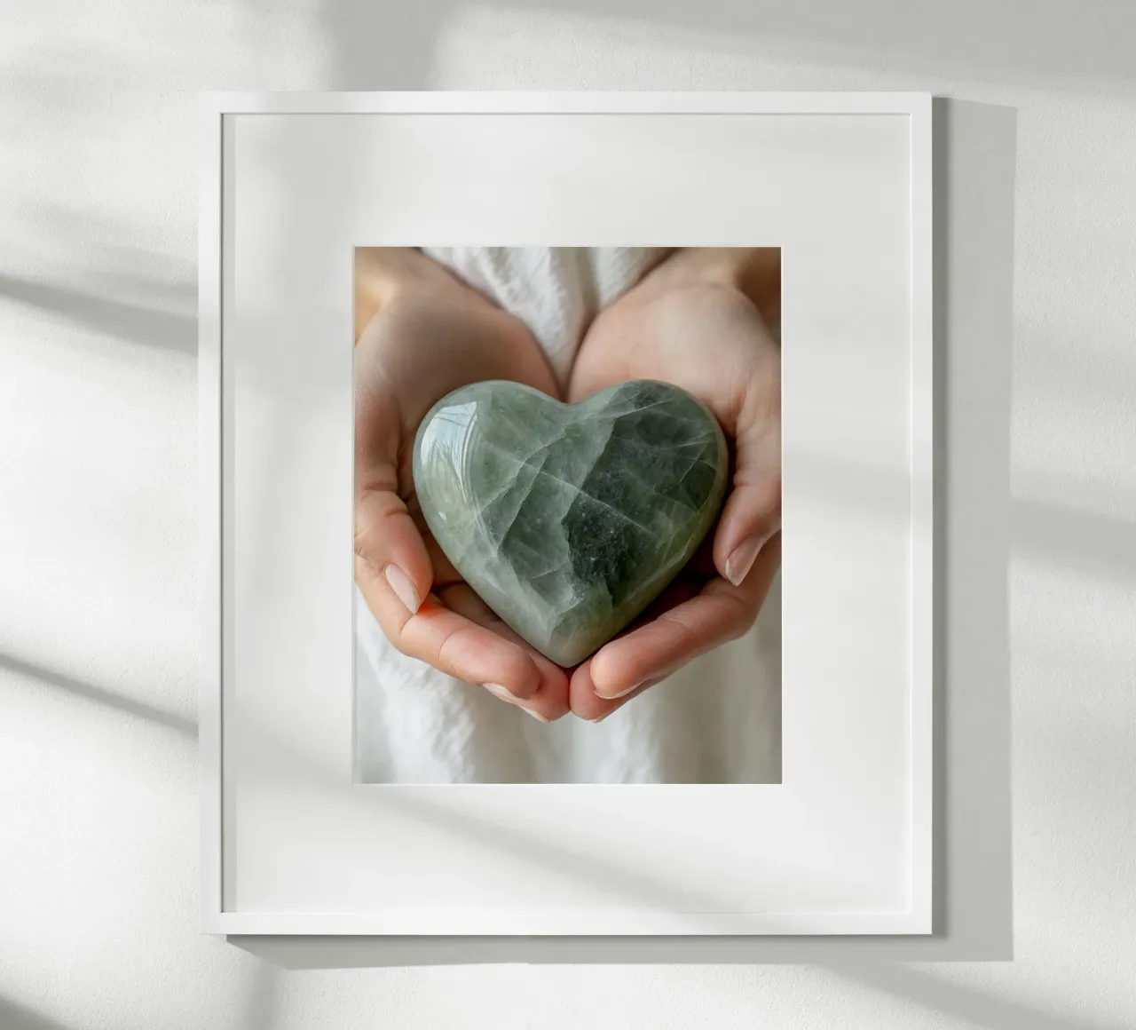 La sacra quiete poster con telaio in alluminio da PhotoVibe Decor