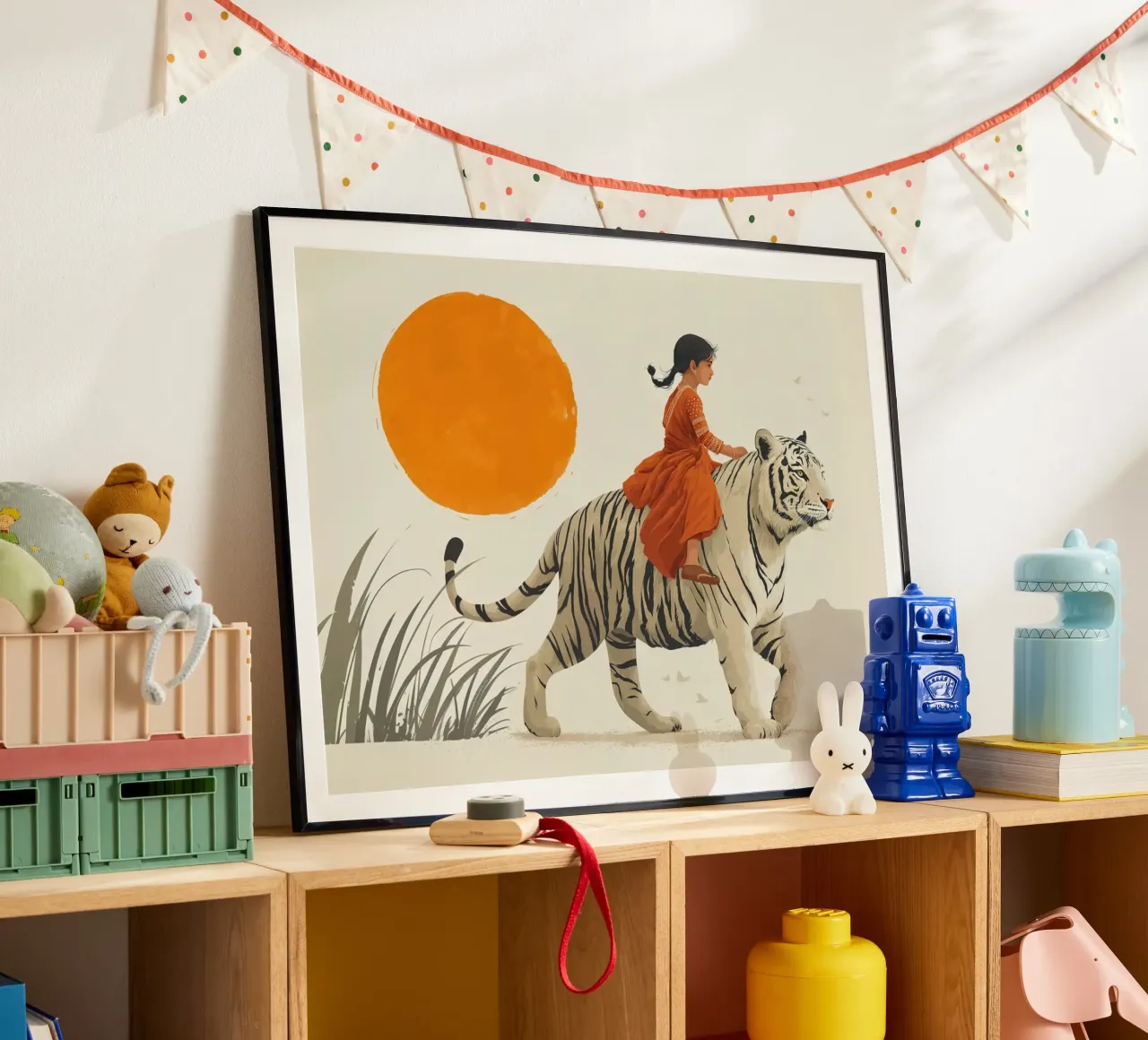 La fiducia porta con sé: Ragazze e tigri poster da Fearless Friends