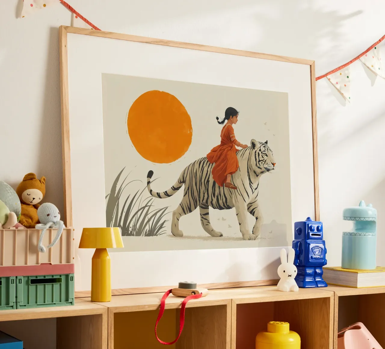 La fiducia porta con sé: Ragazze e tigri poster da Fearless Friends