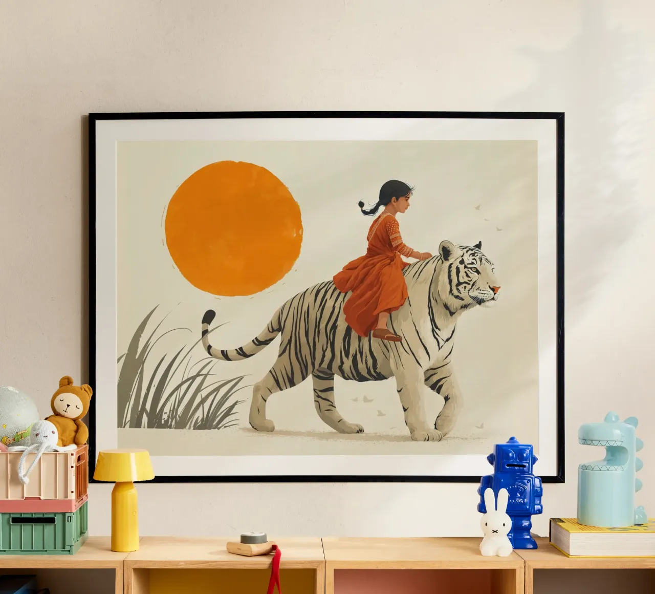 La fiducia porta con sé: Ragazze e tigri poster da Fearless Friends