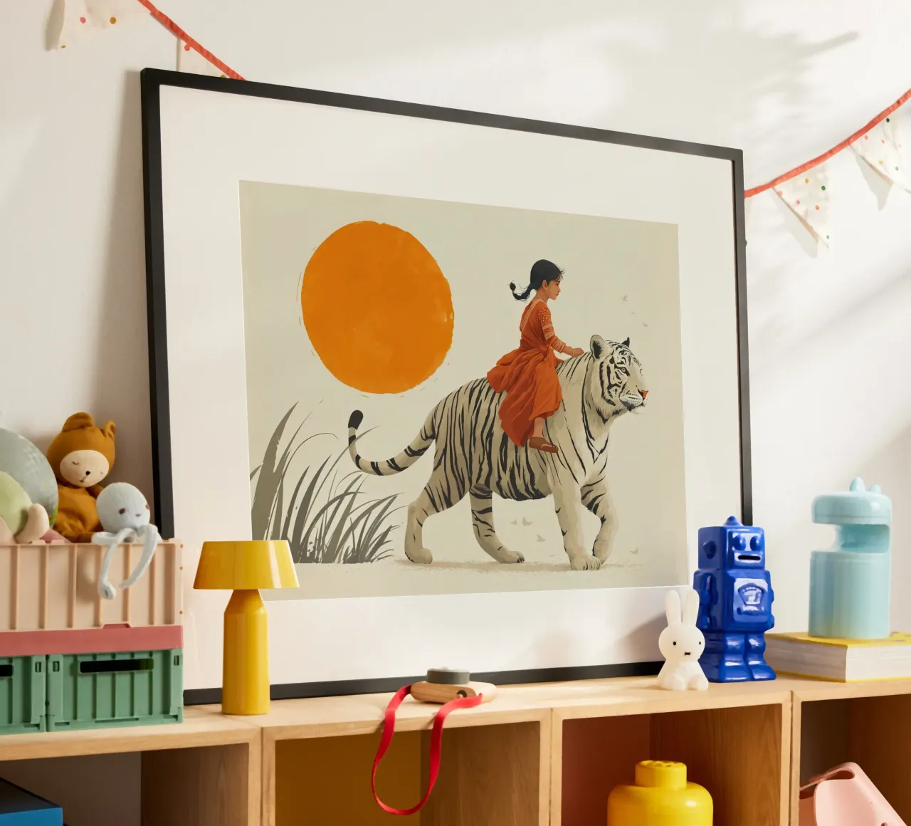 La fiducia porta con sé: Ragazze e tigri poster da Fearless Friends