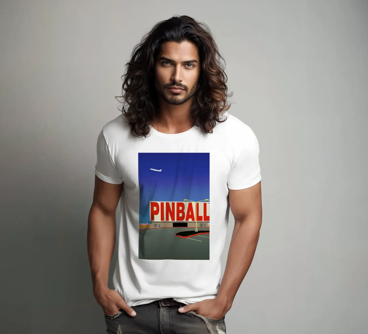 Las Vegas Pinball t-shirt by Rosi Feist