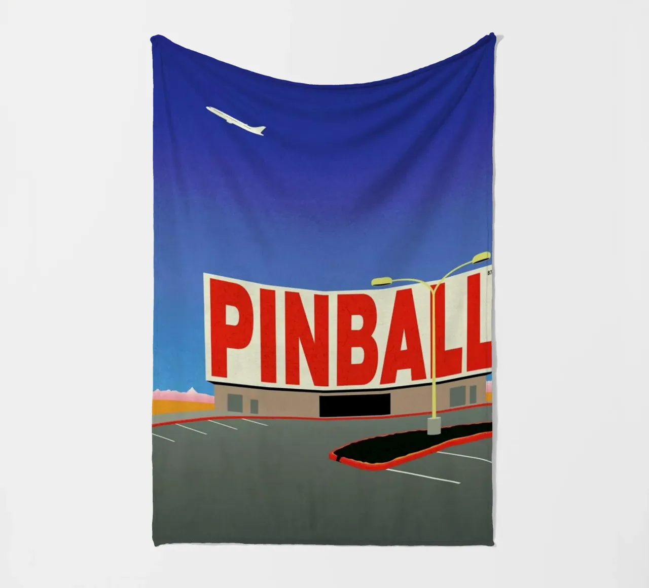 Las Vegas Pinball manta de franela de Rosi Feist