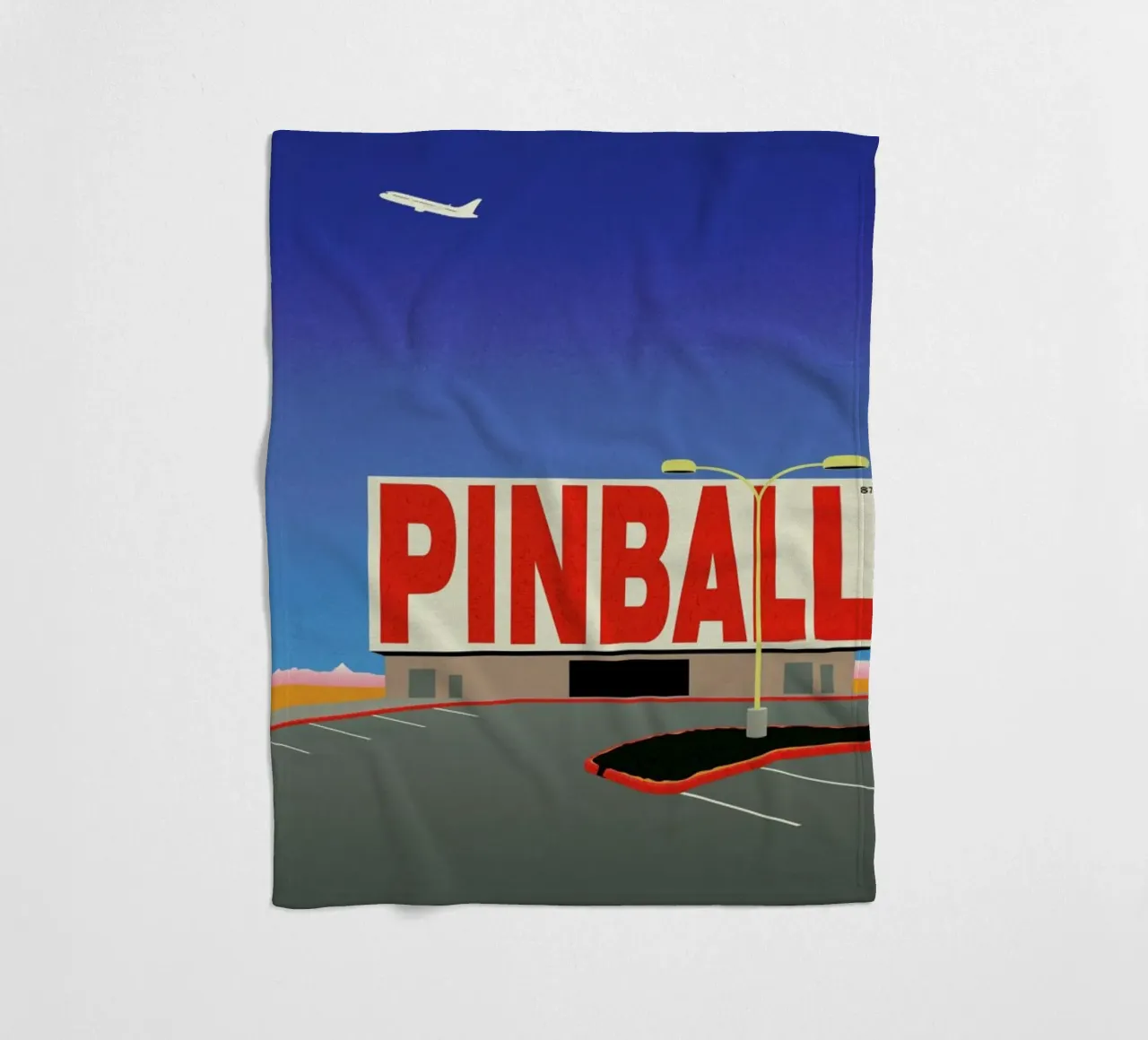 Las Vegas Pinball manta de franela de Rosi Feist