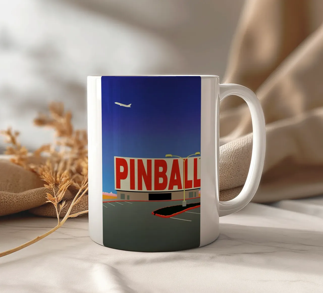 Las Vegas Pinball tazza in ceramica da Rosi Feist