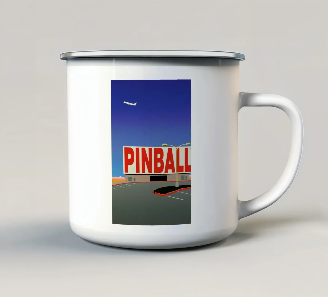 Las Vegas Pinball tazza in smalto da Rosi Feist