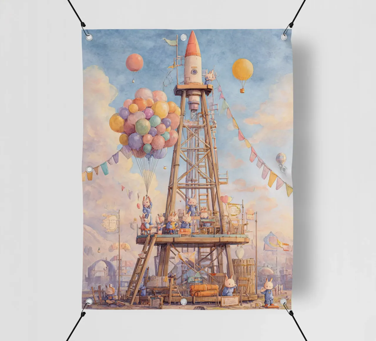 Rocket Launch telo in pvc da wonderfolk