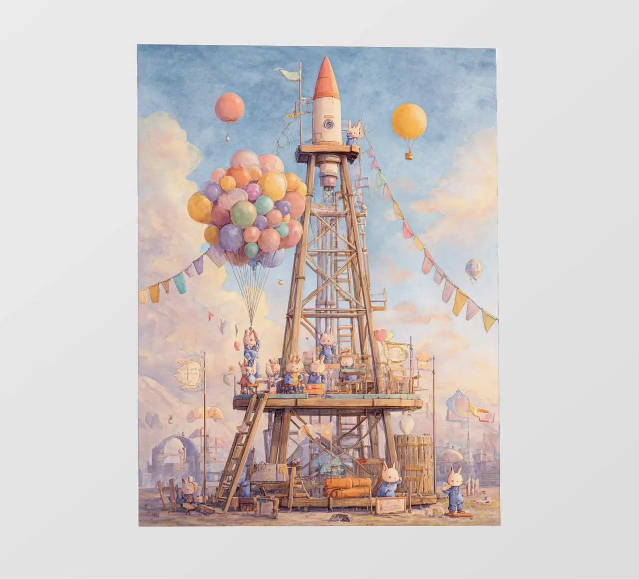 Rocket Launch telo in pvc da wonderfolk