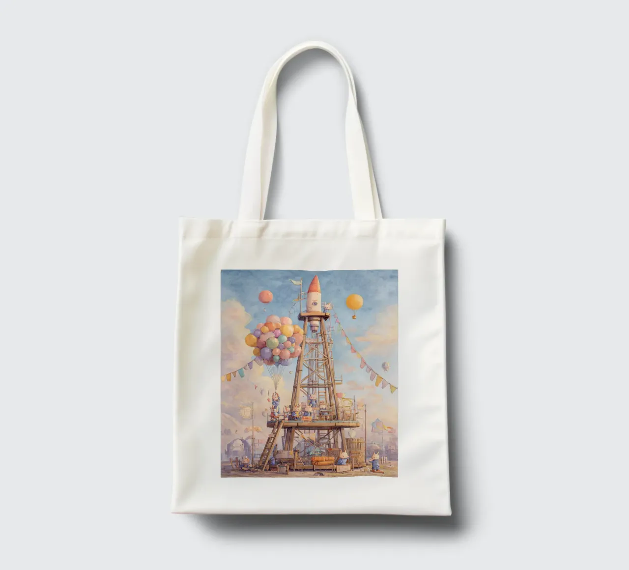 Rocket Launch borsa in juta da wonderfolk