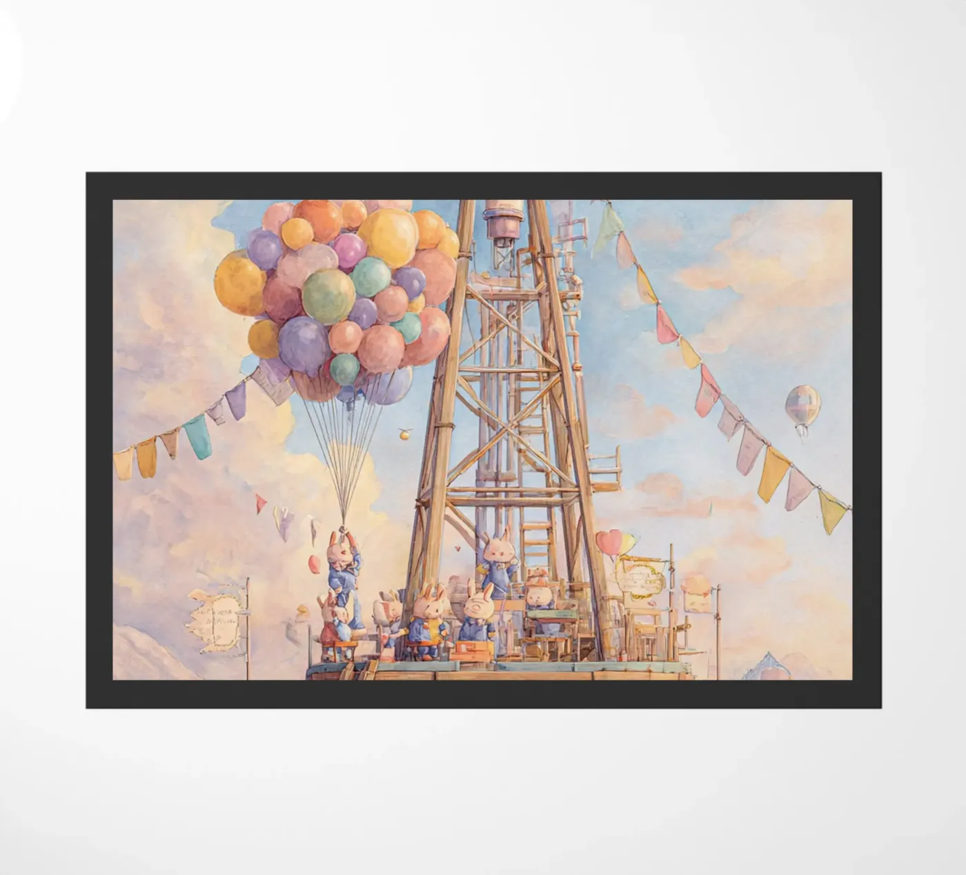 Rocket Launch deurmat van wonderfolk