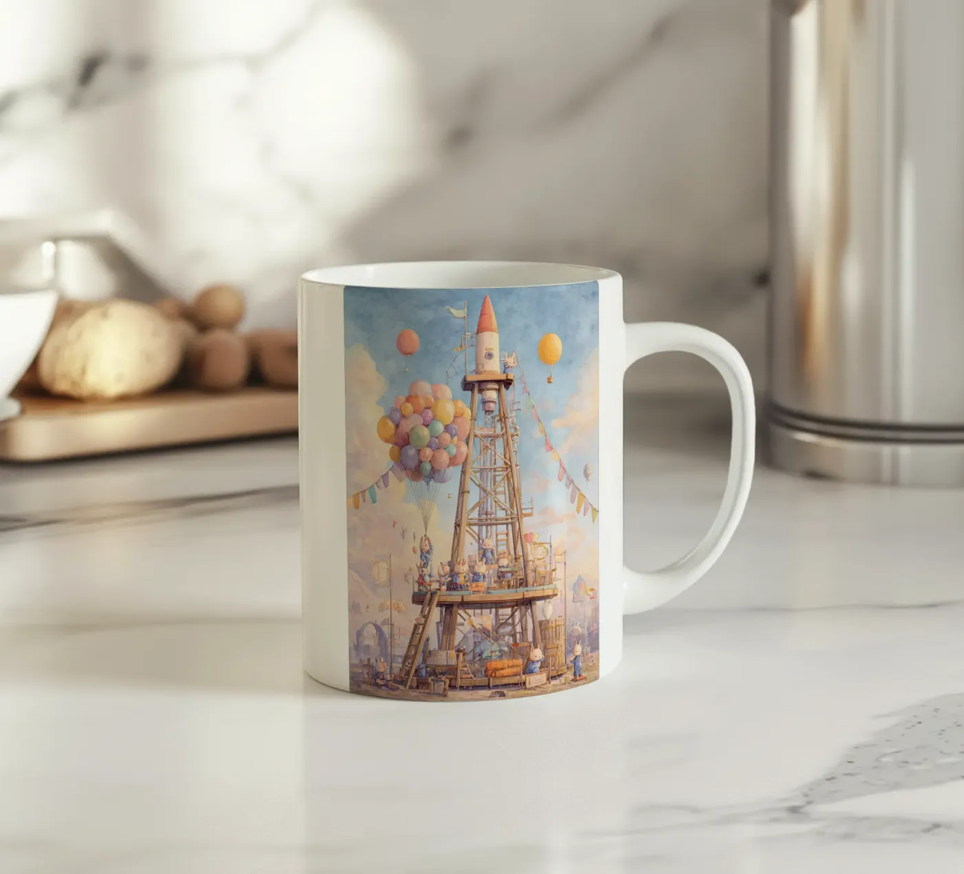 Rocket Launch tazza in ceramica da wonderfolk