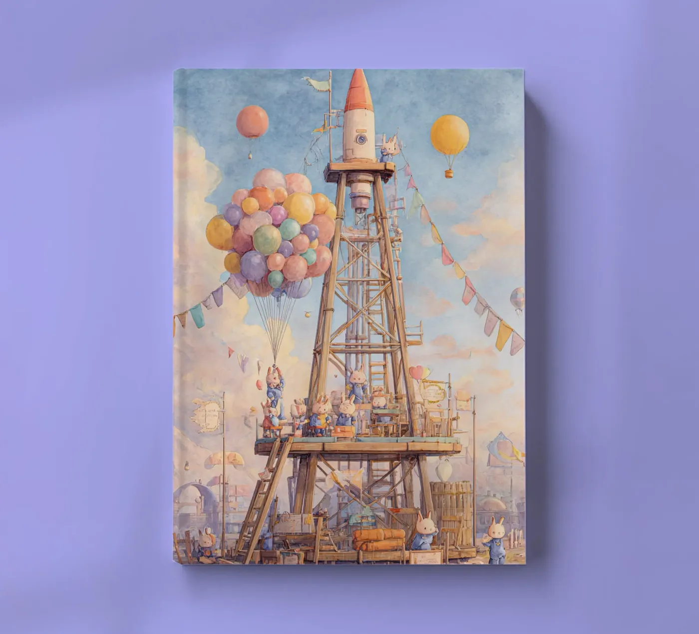 Rocket Launch notebook by wonderfolk