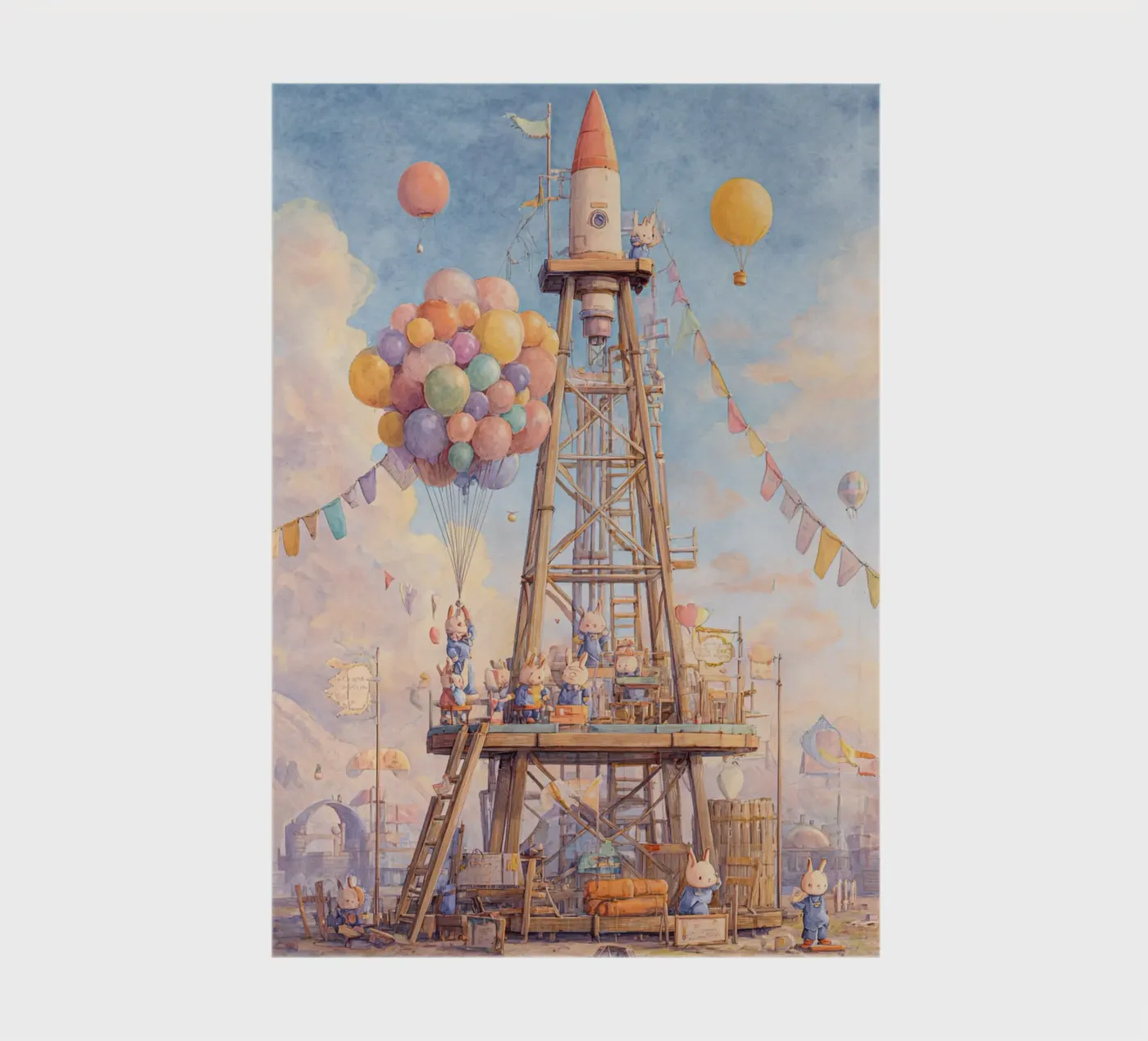 Rocket Launch notebook by wonderfolk