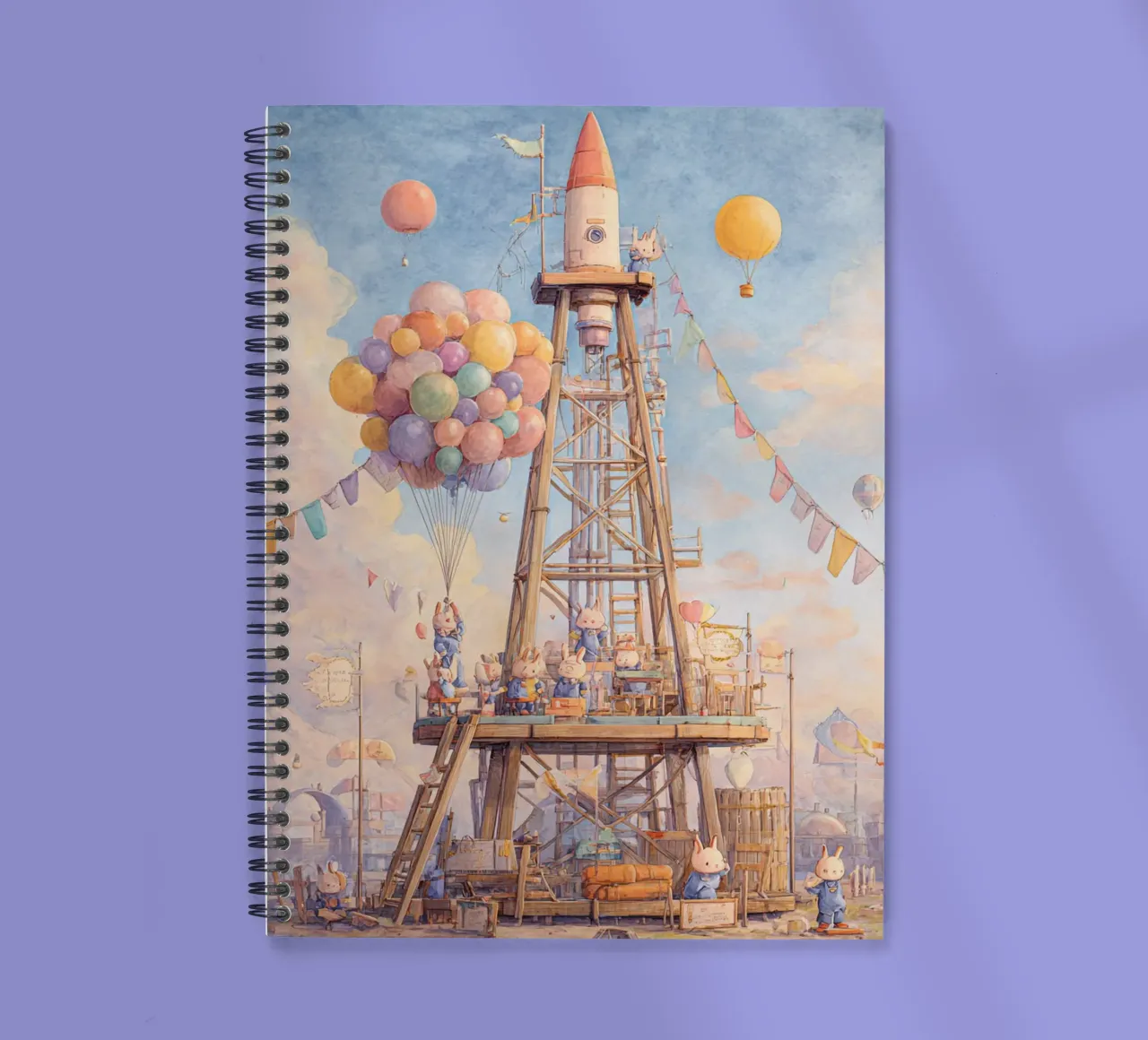 Rocket Launch diario ad anelli da wonderfolk