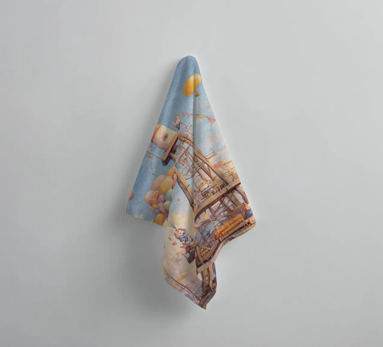 Rocket Launch towel by wonderfolk