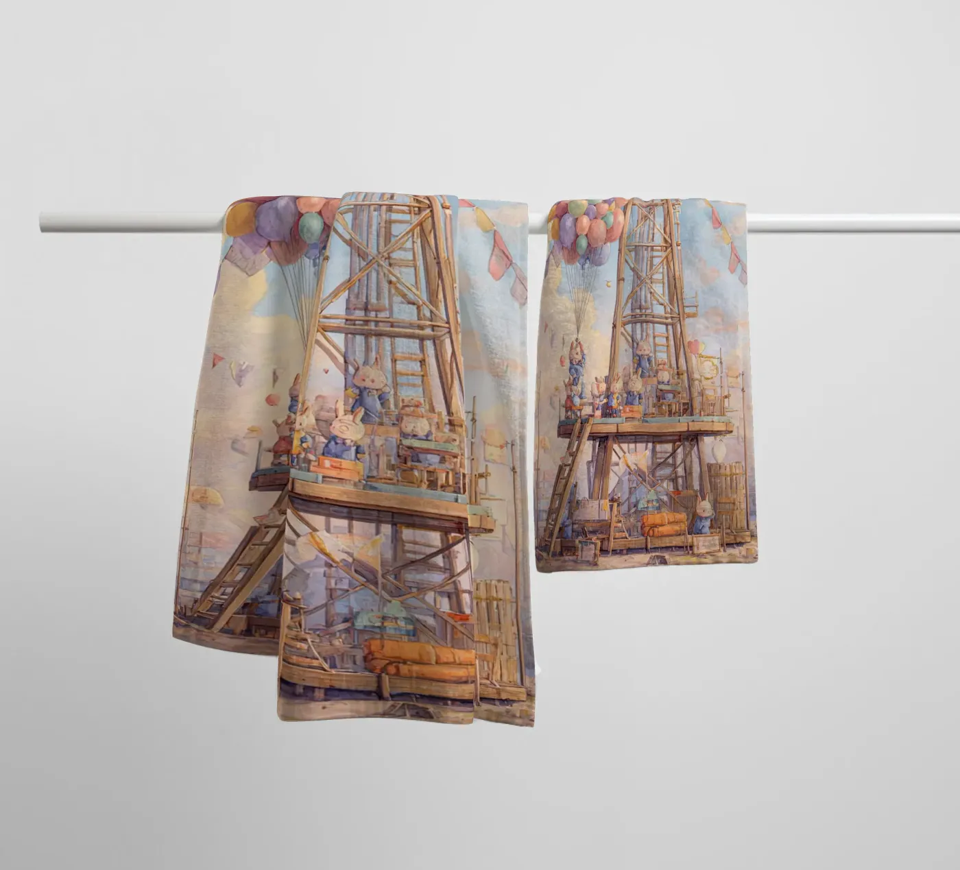 Rocket Launch asciugamano da bagno da wonderfolk