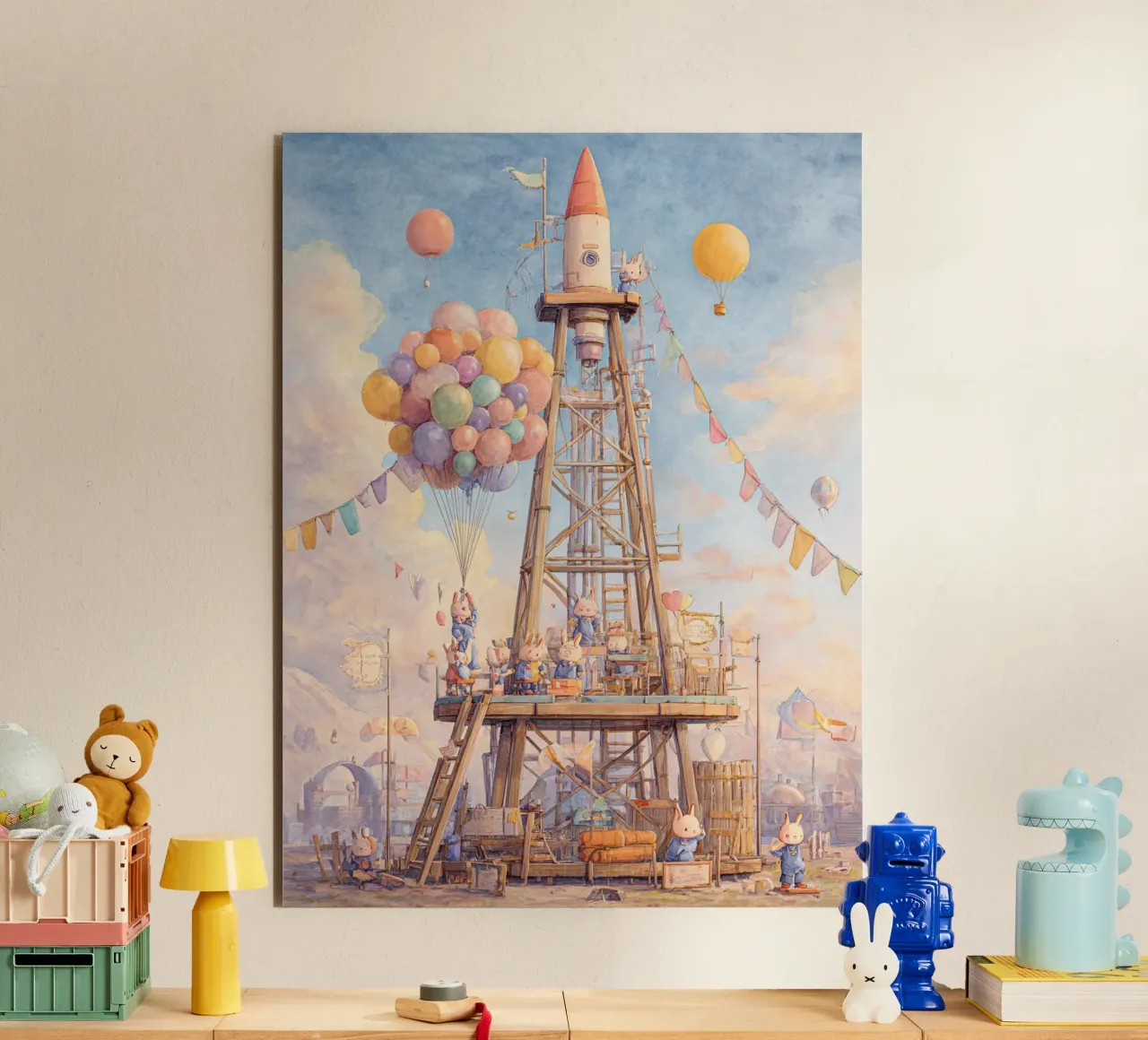 Rocket Launch alluminio dibond da wonderfolk