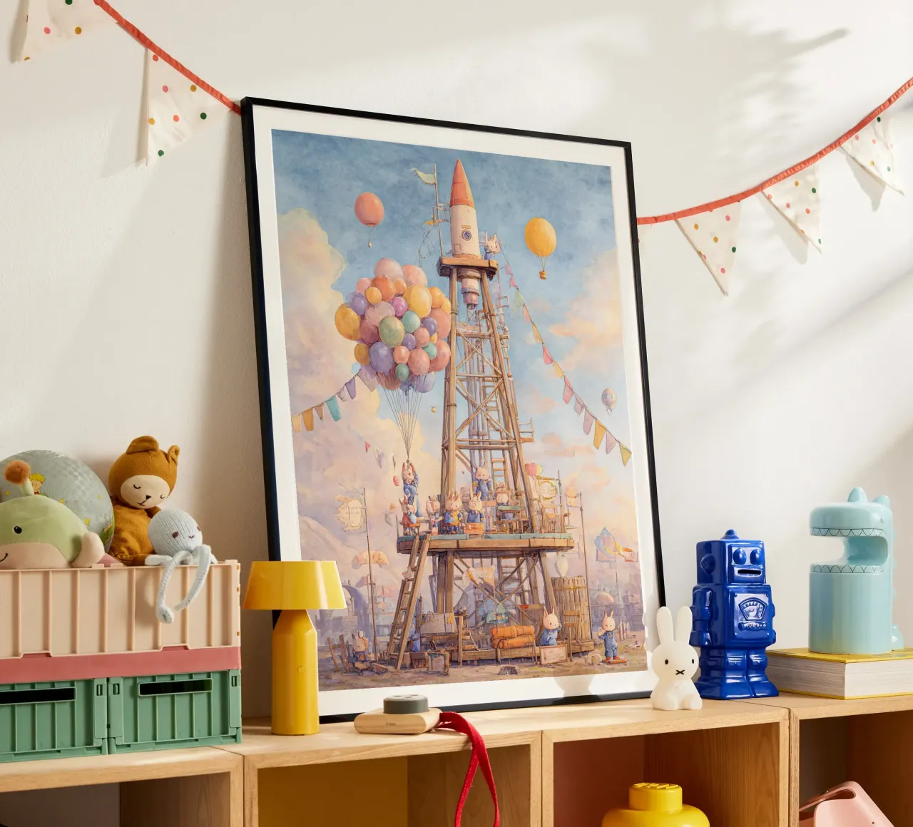 Rocket Launch poster van wonderfolk