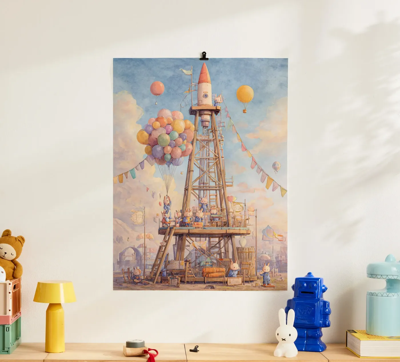 Rocket Launch poster by wonderfolk