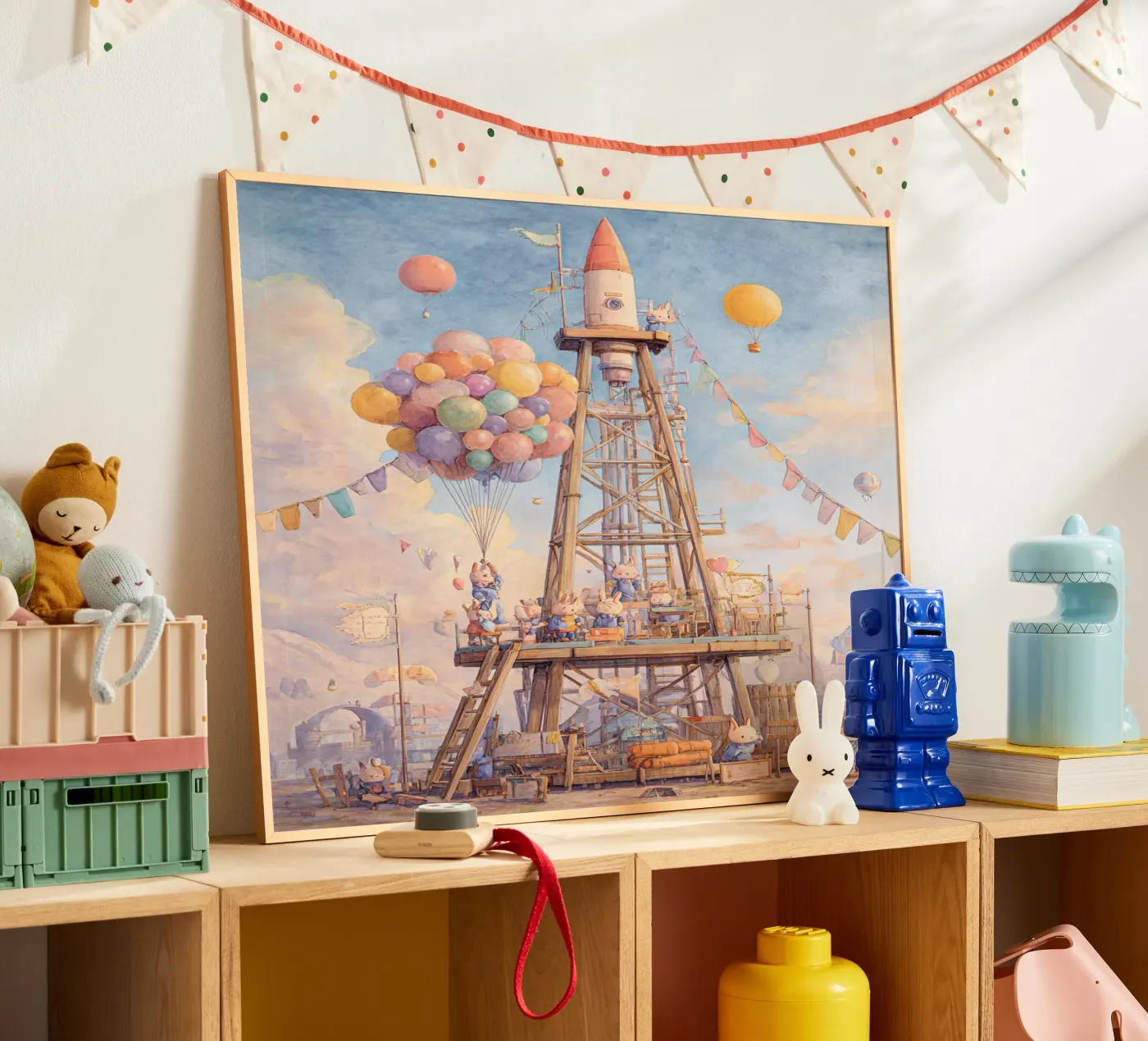 Rocket Launch poster by wonderfolk