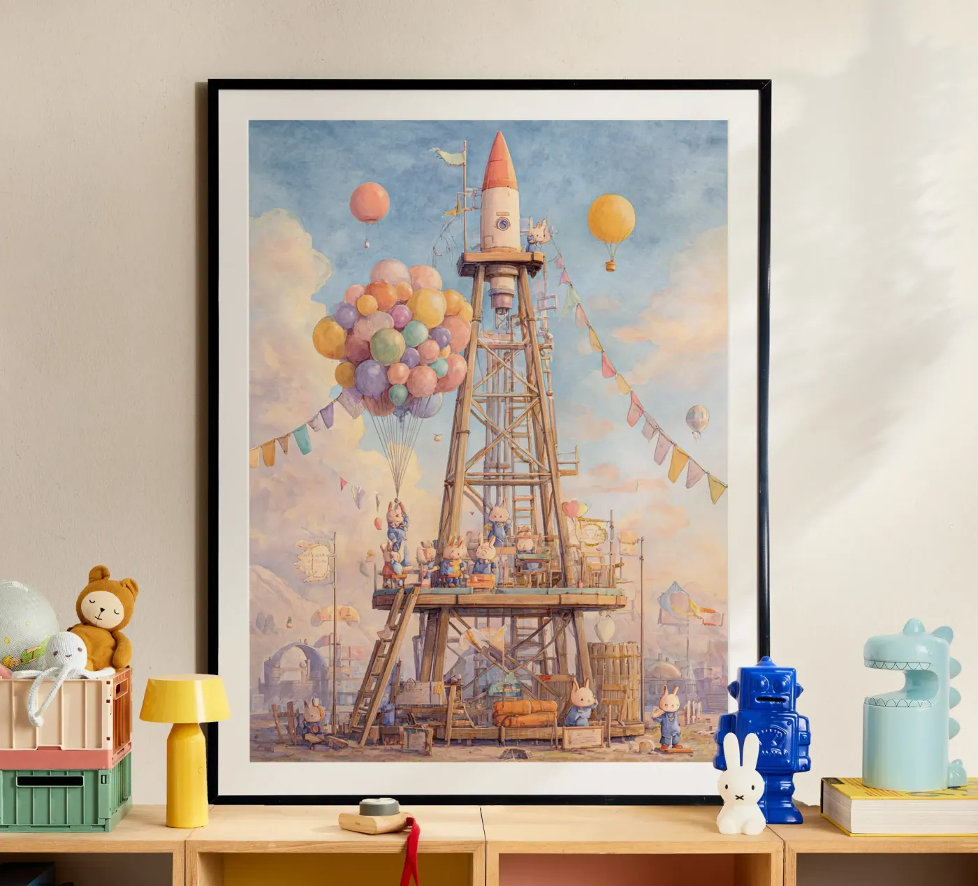 Rocket Launch poster by wonderfolk