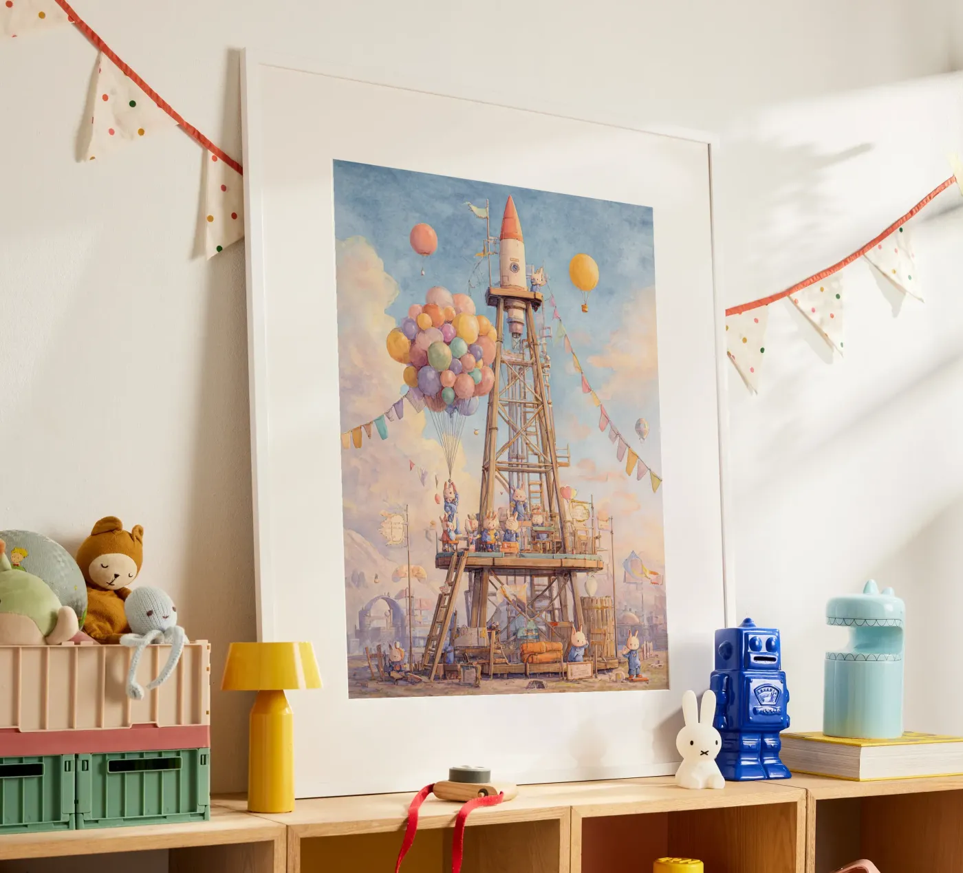 Rocket Launch poster by wonderfolk