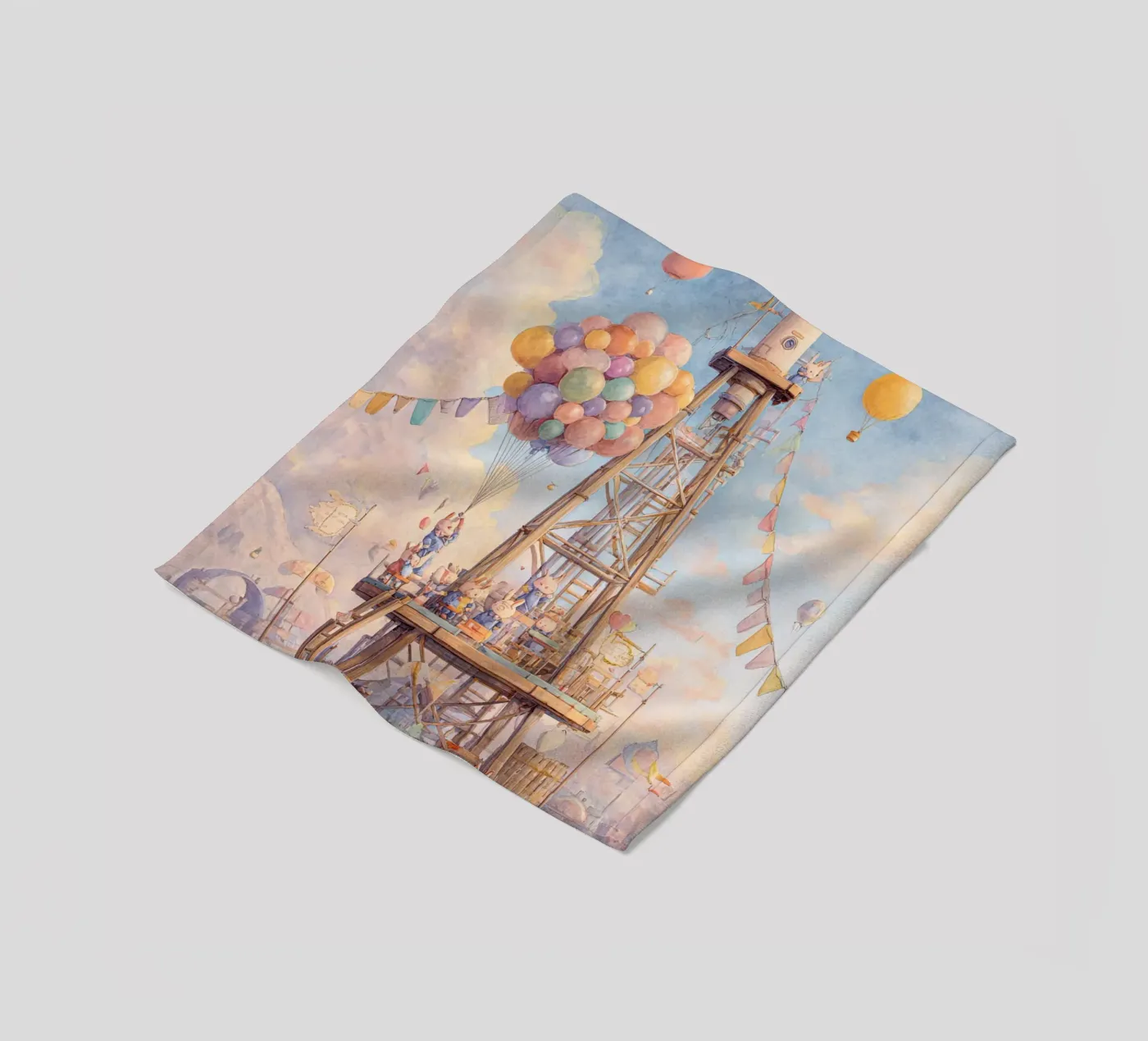 Rocket Launch Fleecedecke von wonderfolk