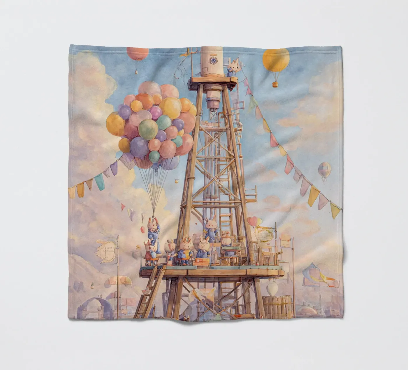 Rocket Launch Fleecedecke von wonderfolk