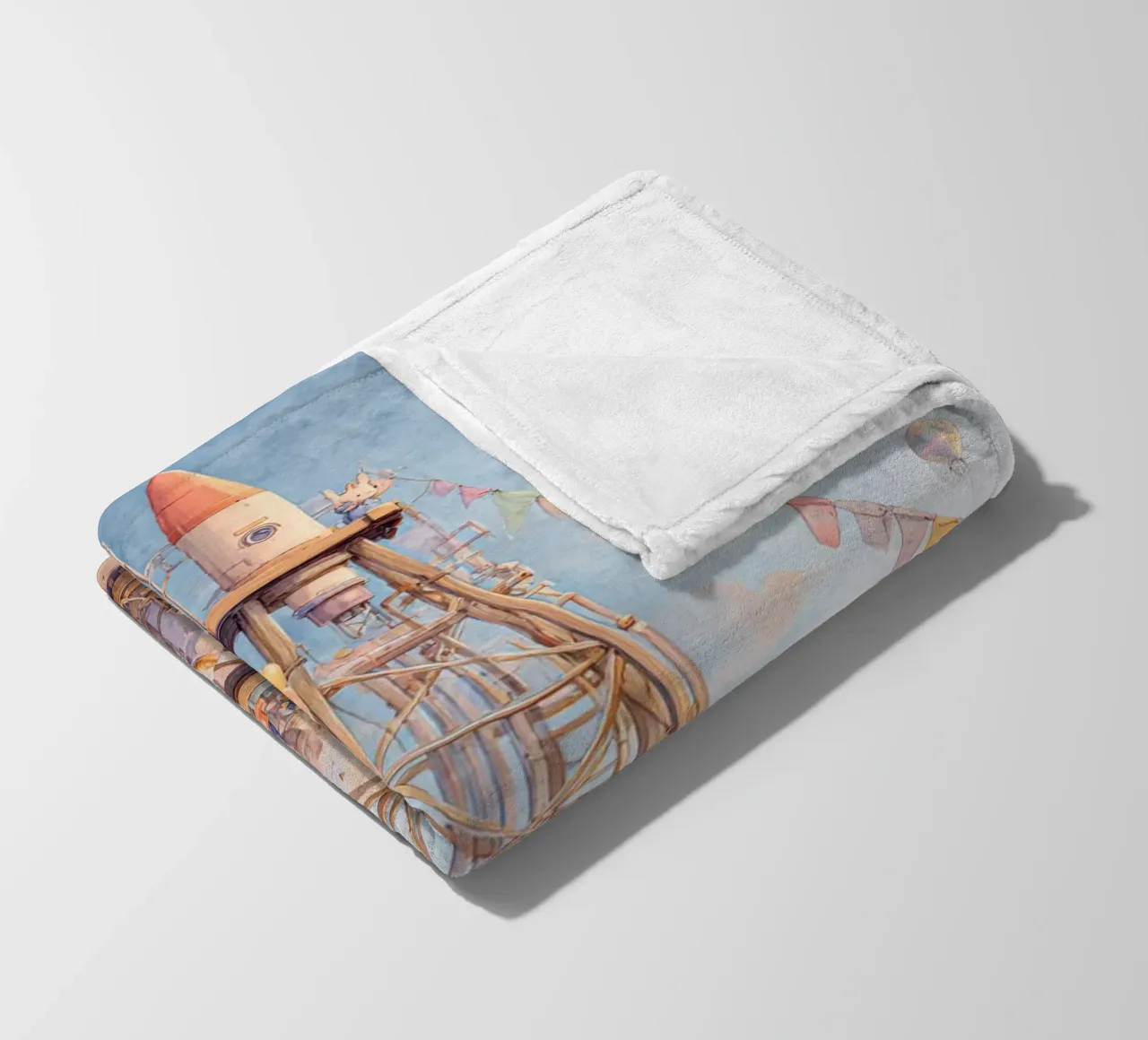 Rocket Launch coperta in pile da wonderfolk