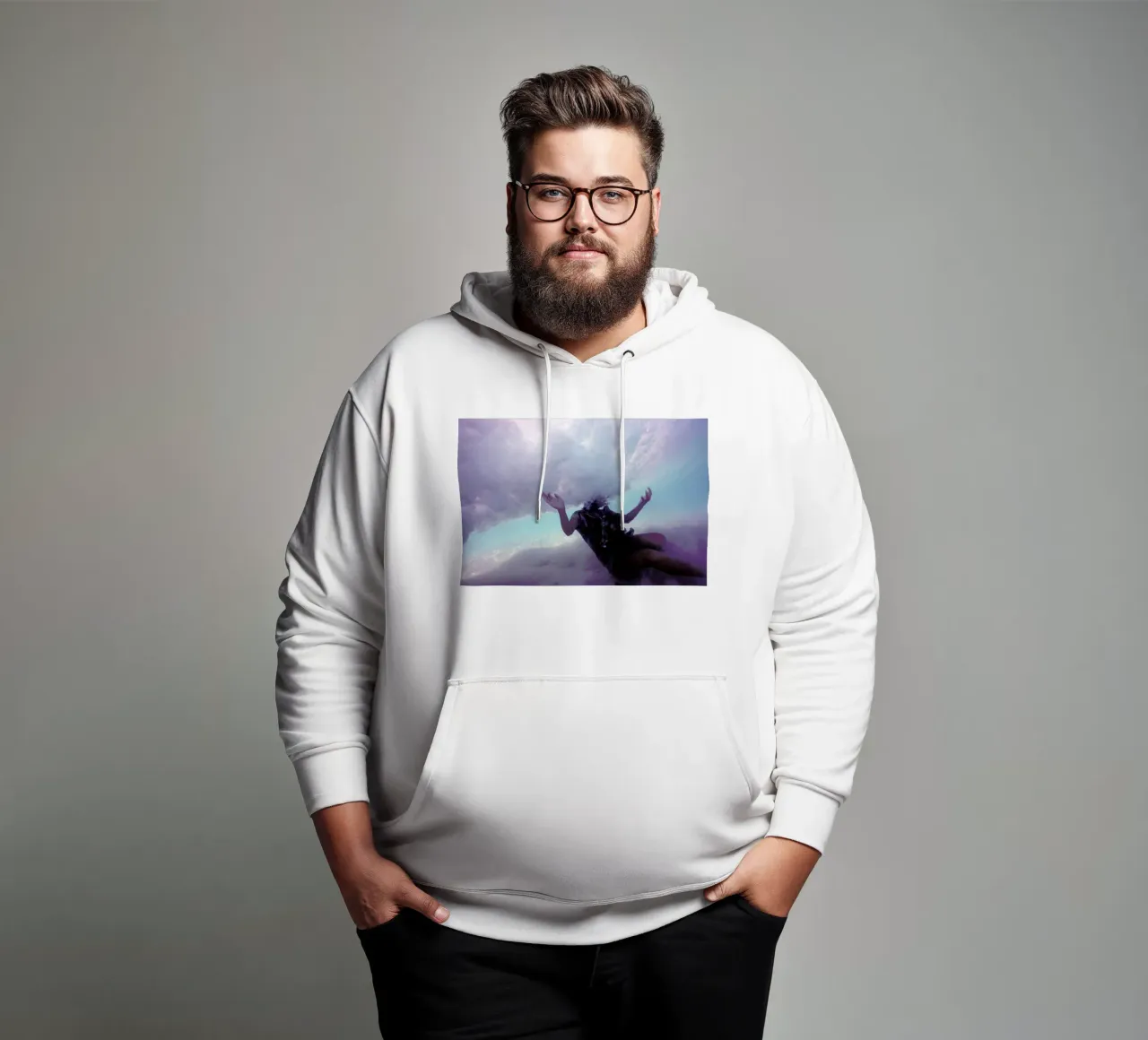 Untitled_10 felpa con cappuccio da James Cooper