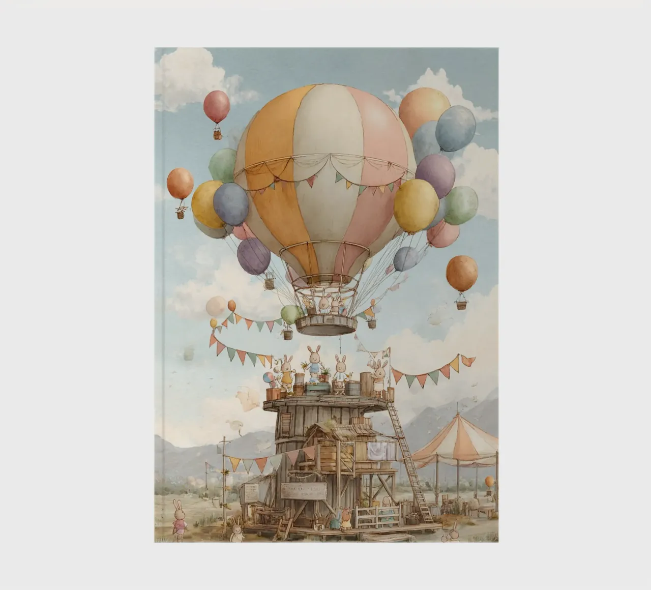 Balloon Village notebook by wonderfolk