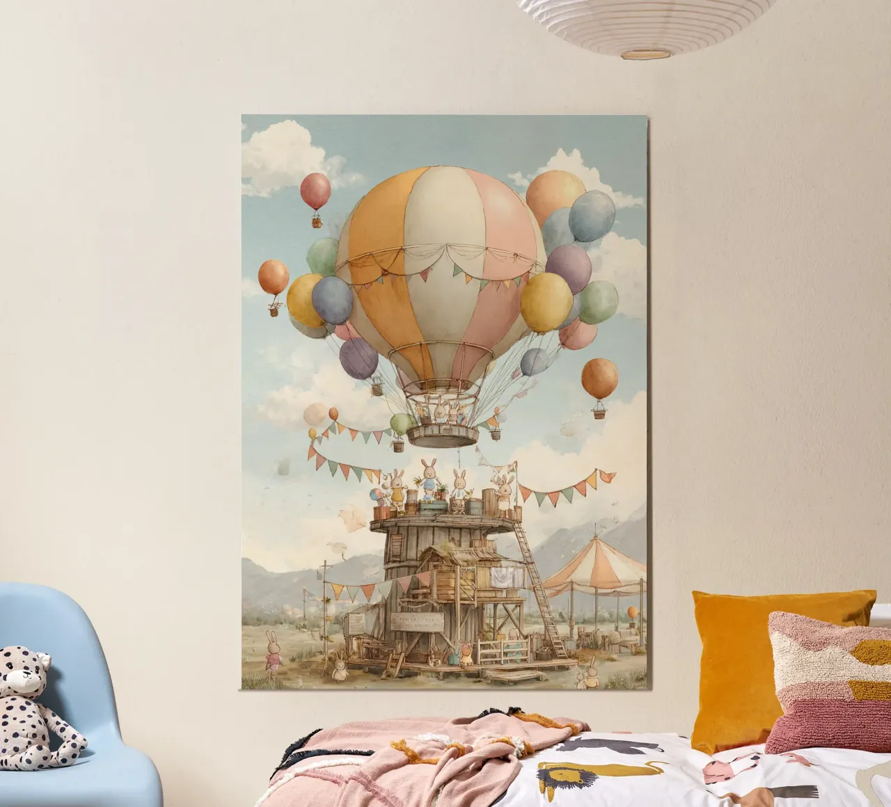Balloon Village poster da wonderfolk
