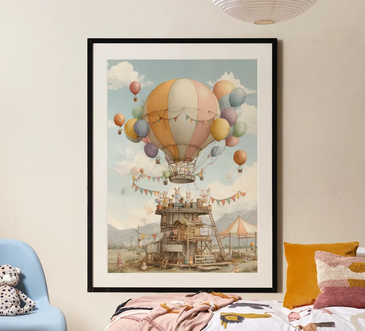 Balloon Village poster da wonderfolk