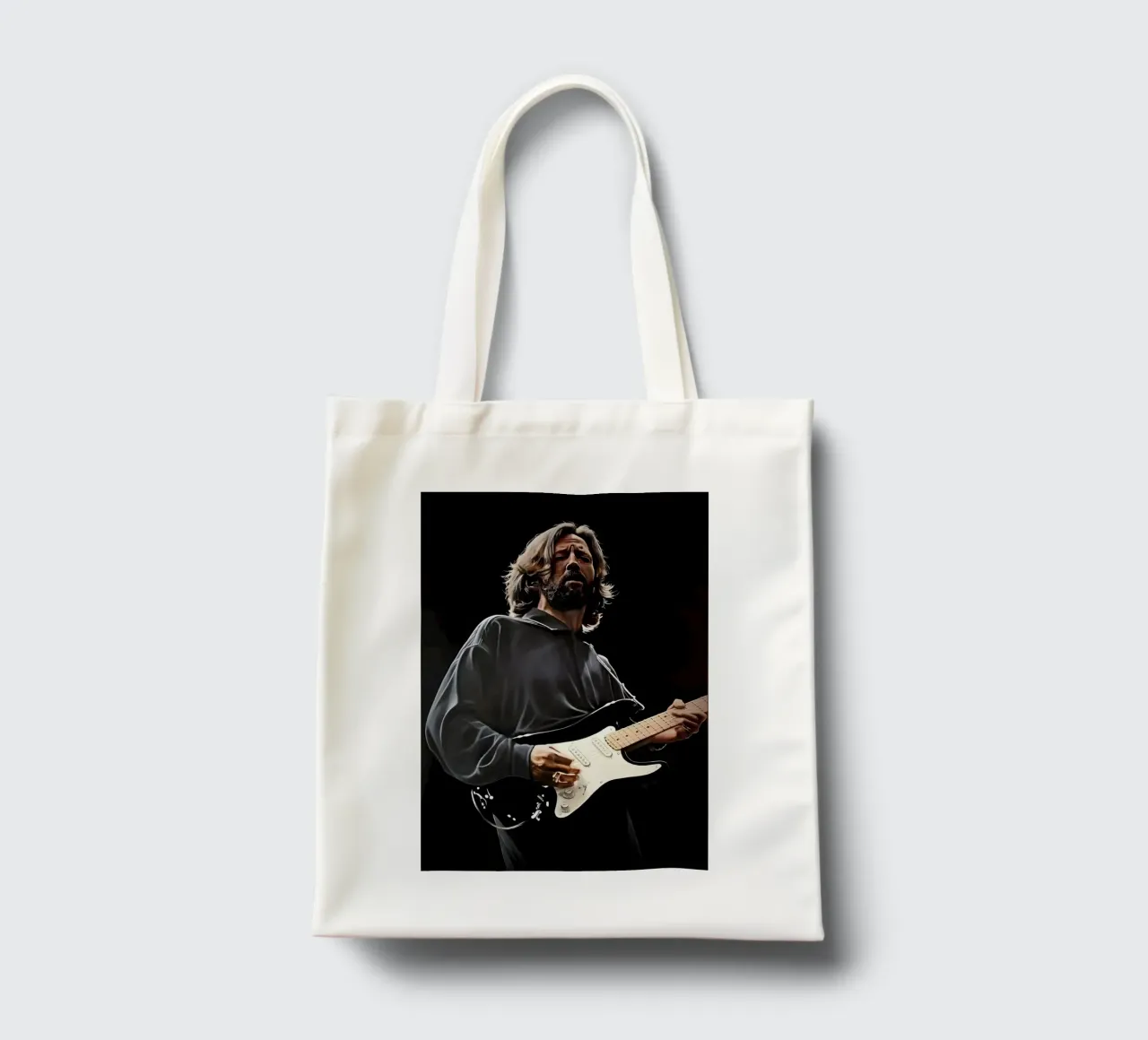 Eric Clapton borsa in juta da Low poly art