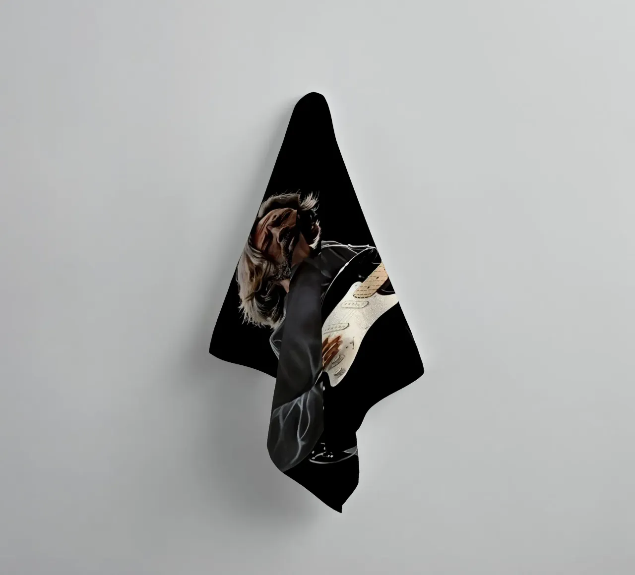 Eric Clapton asciugamano da bagno da Low poly art