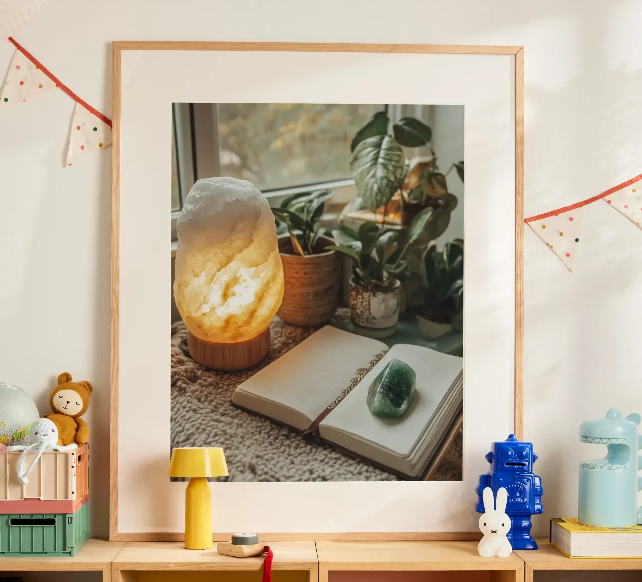 La sacra quiete poster con telaio in alluminio da PhotoVibe Decor
