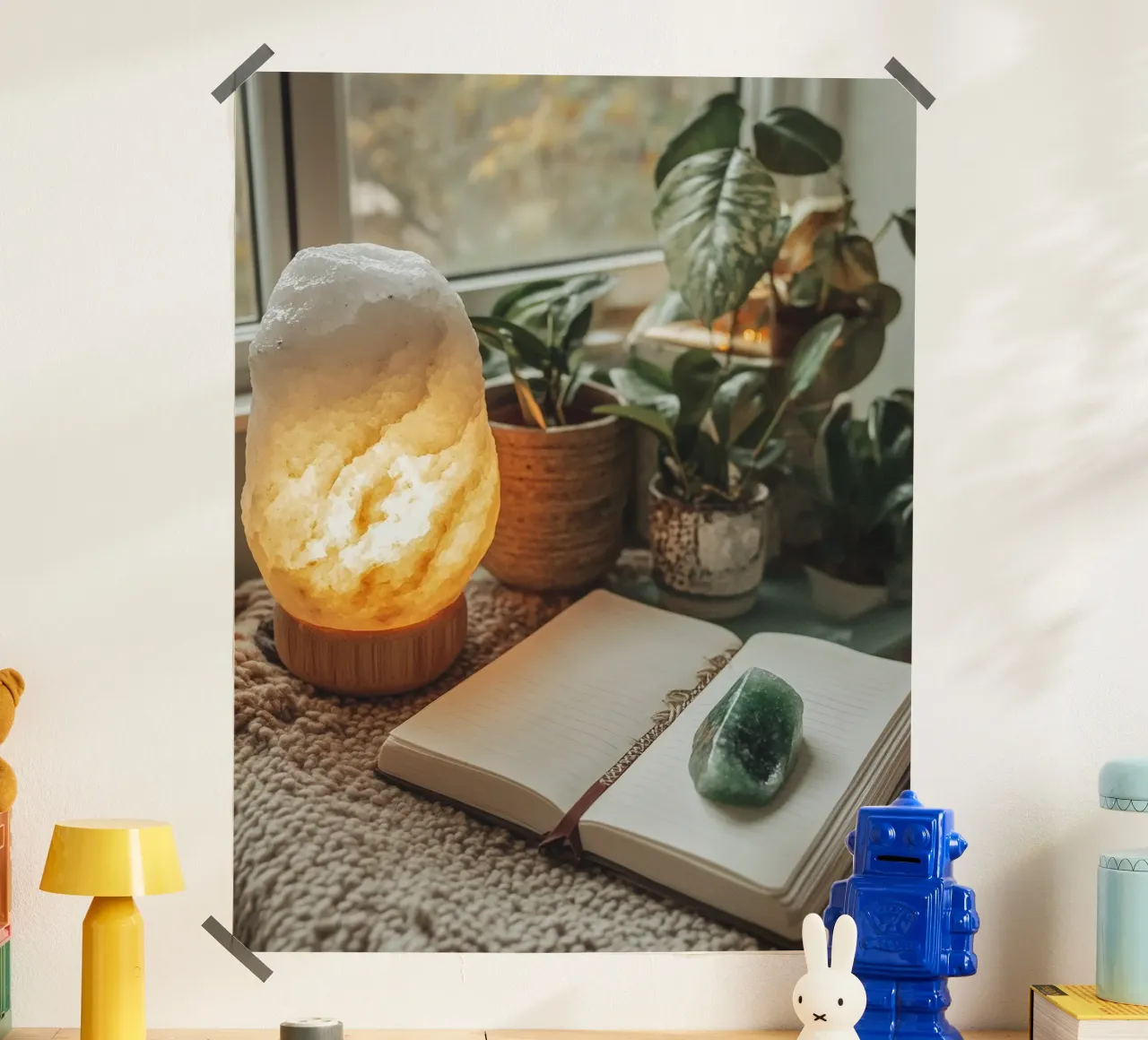 La sacra quiete poster con telaio in alluminio da PhotoVibe Decor