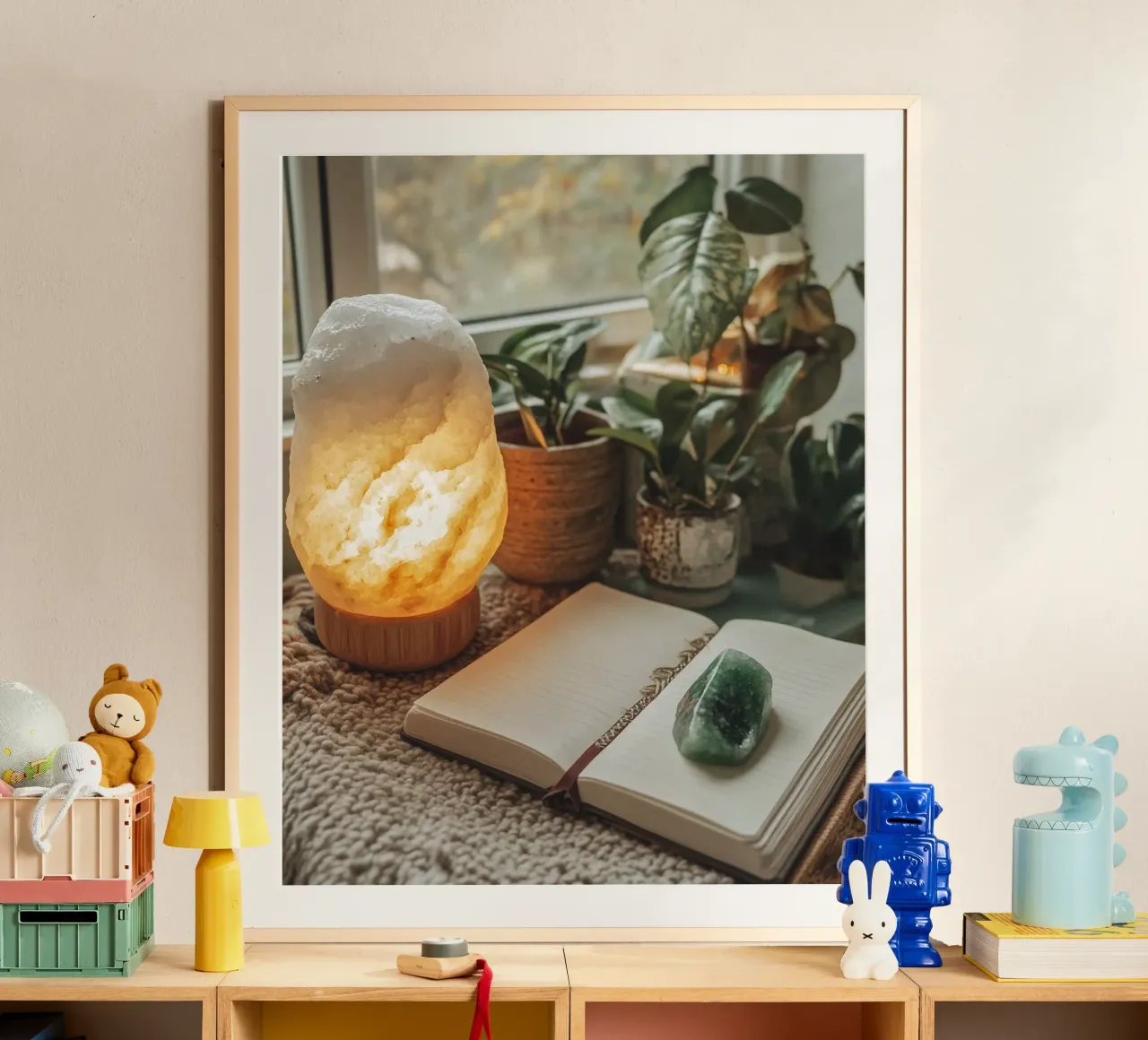 La sacra quiete poster con telaio in alluminio da PhotoVibe Decor