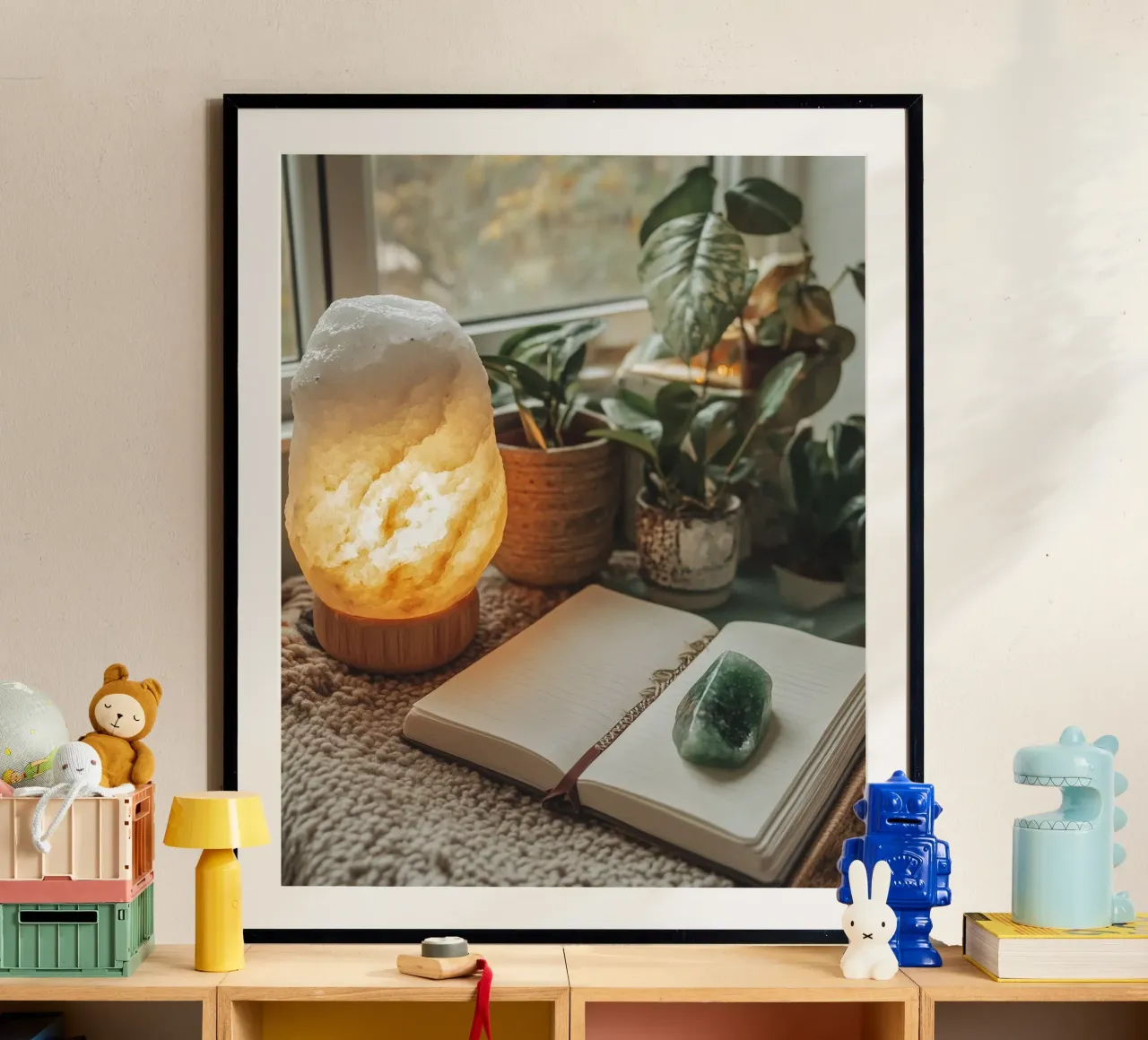 La sacra quiete poster con telaio in alluminio da PhotoVibe Decor