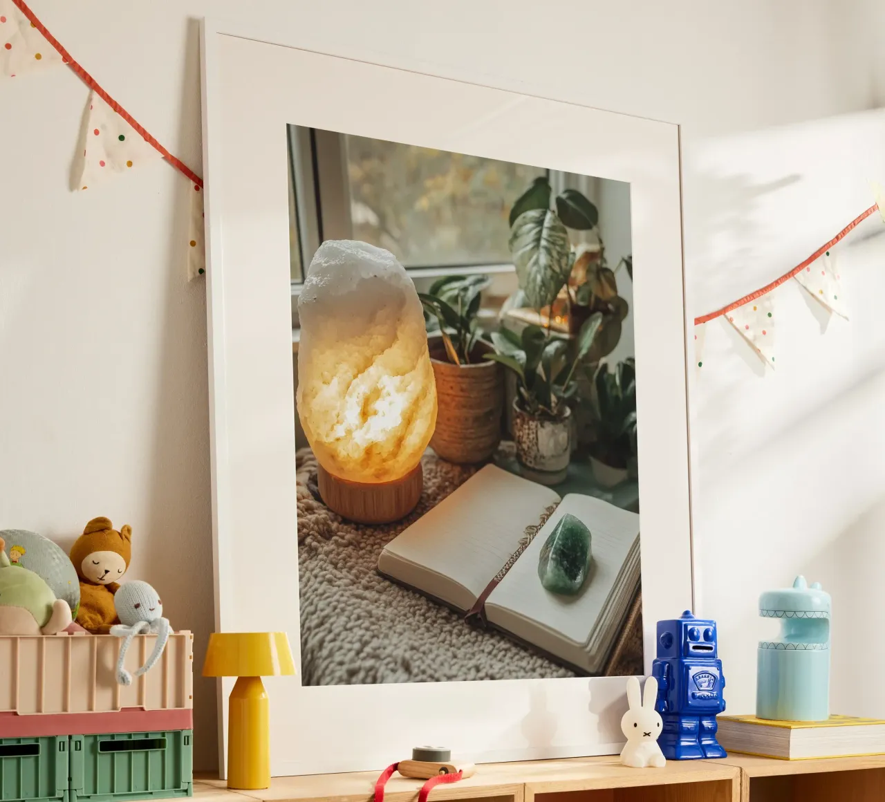 La sacra quiete poster con telaio in alluminio da PhotoVibe Decor