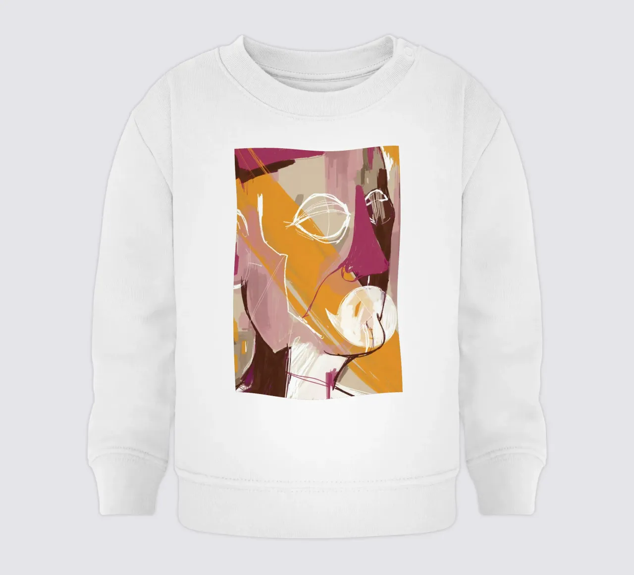 Abstract Portrait Conversation felpa neonato da Doozal