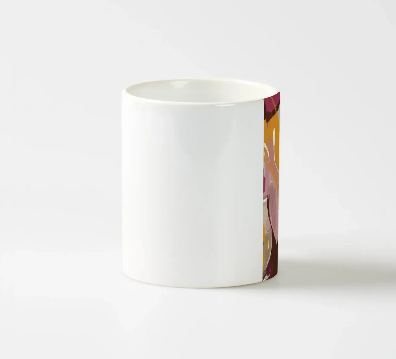 Abstract Portrait Conversation tazza in ceramica da Doozal