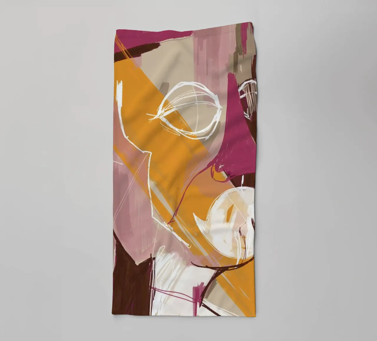 Abstract Portrait Conversation asciugamano da bagno da Doozal