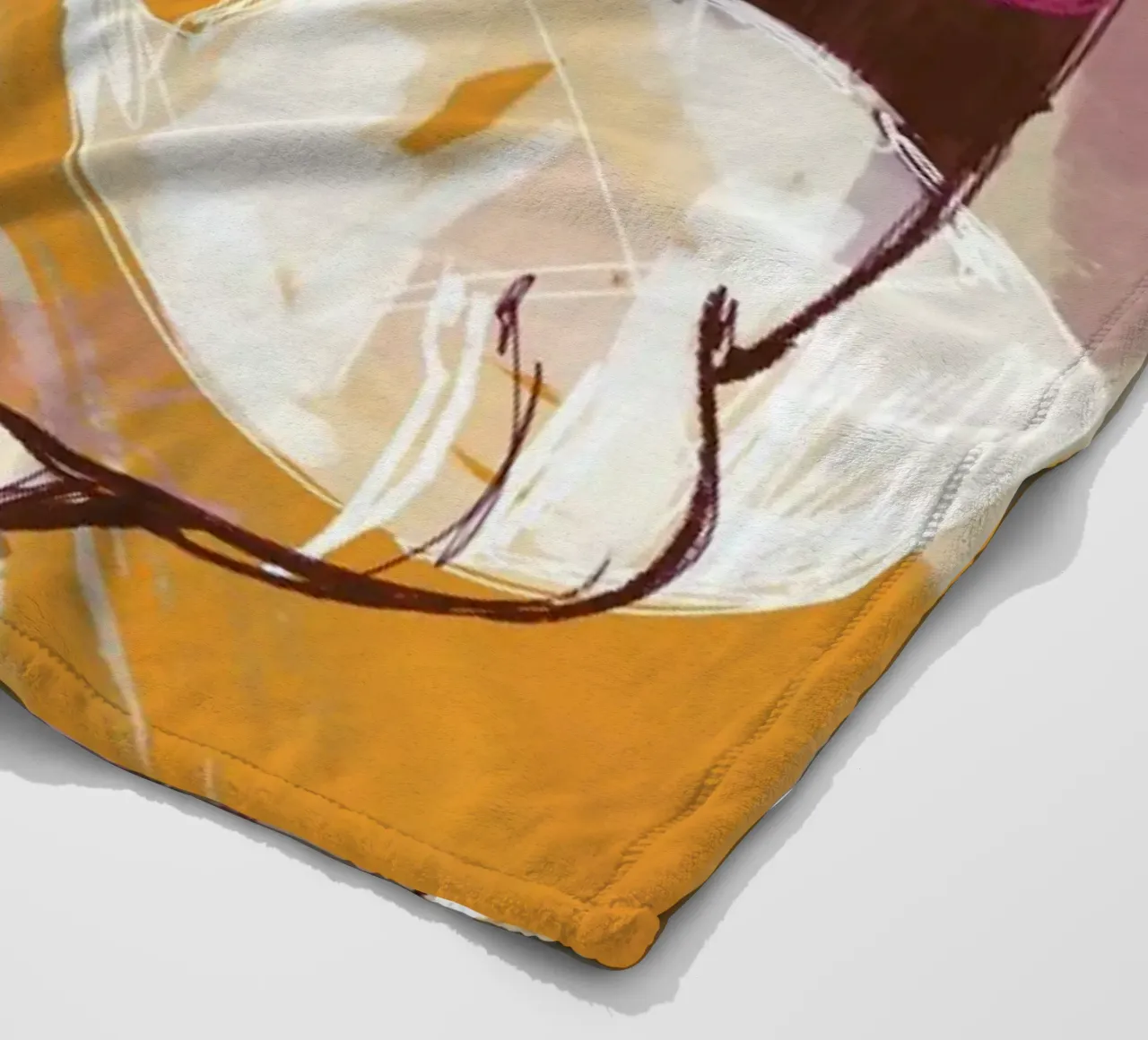 Abstract Portrait Conversation coperta in pile da Doozal