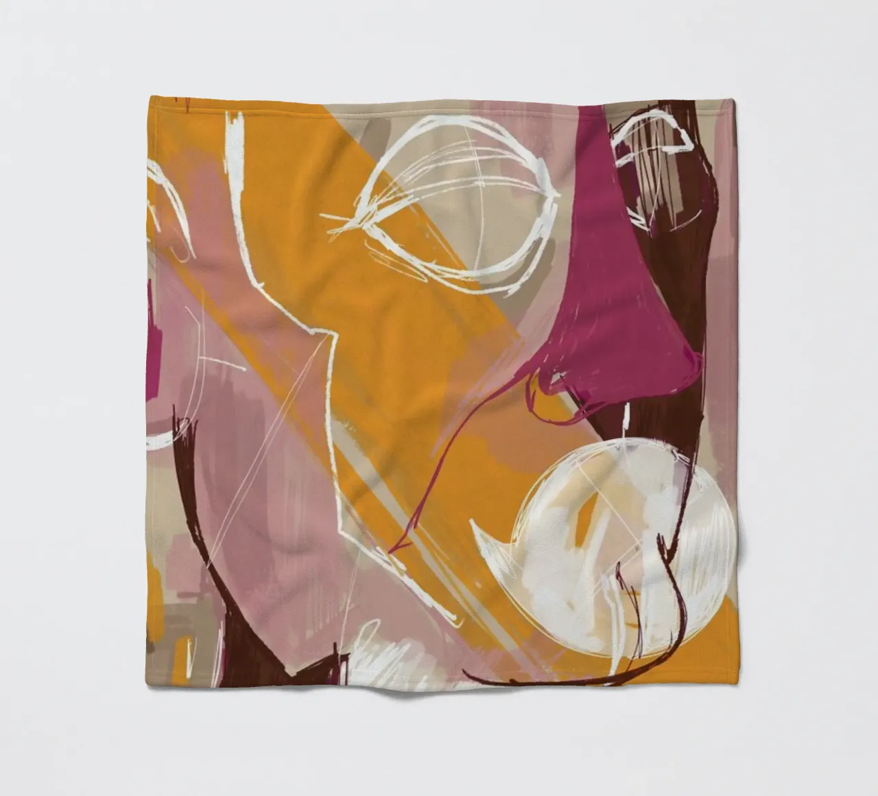 Abstract Portrait Conversation coperta in pile da Doozal
