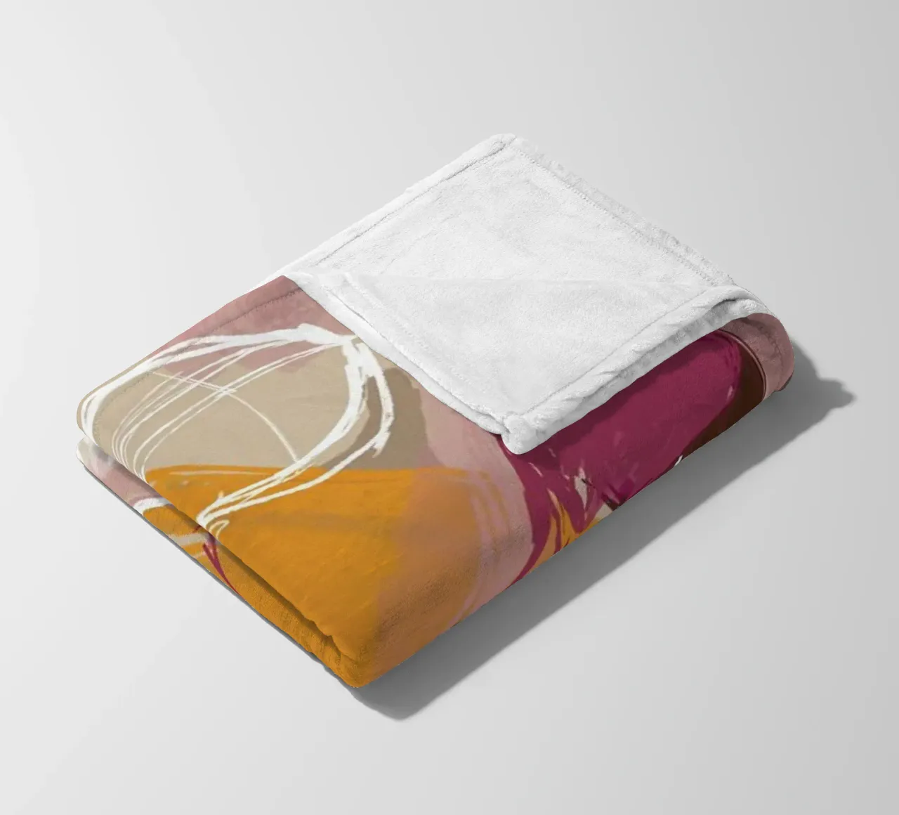 Abstract Portrait Conversation coperta in pile da Doozal