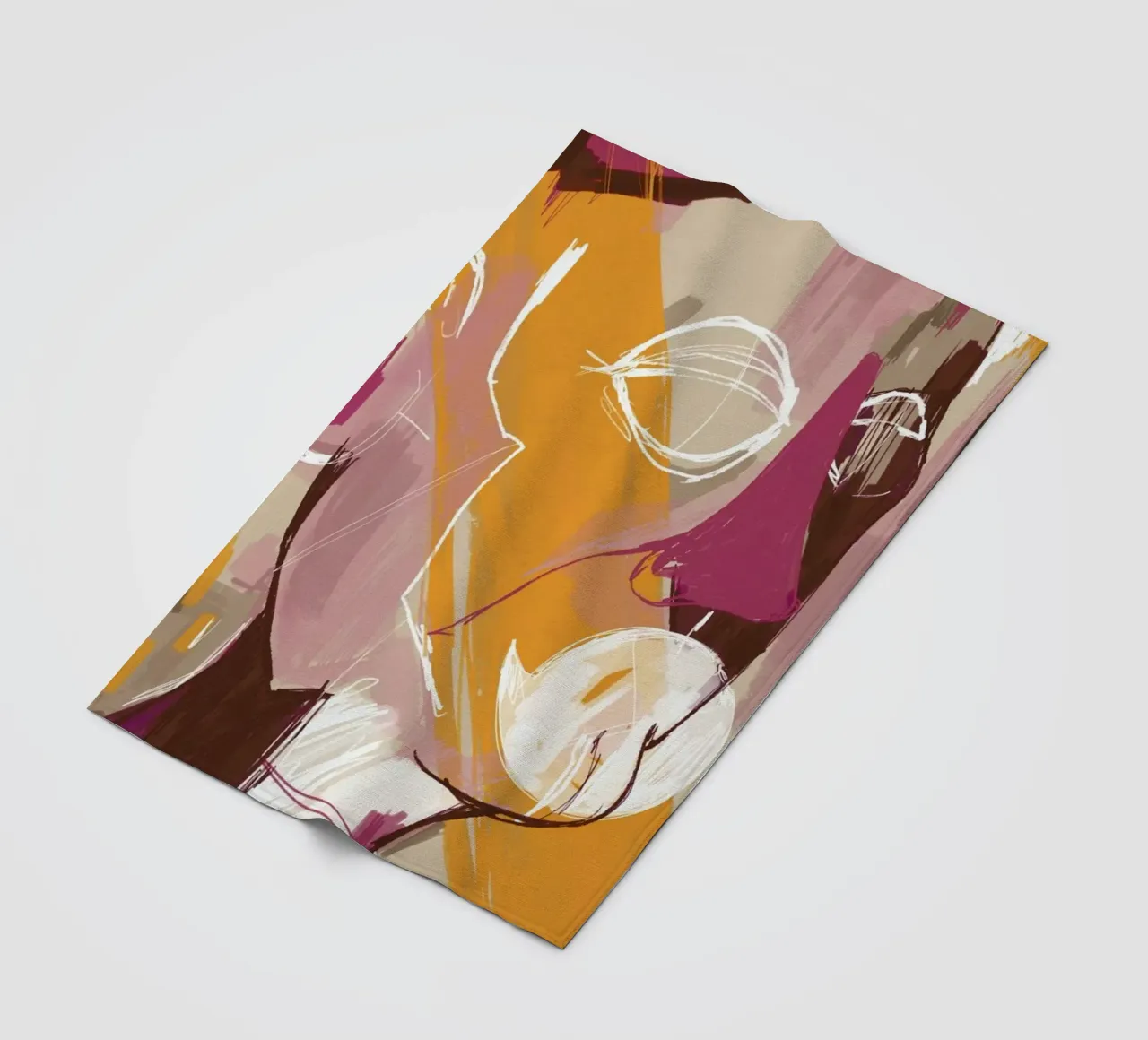 Abstract Portrait Conversation coperta in pile da Doozal