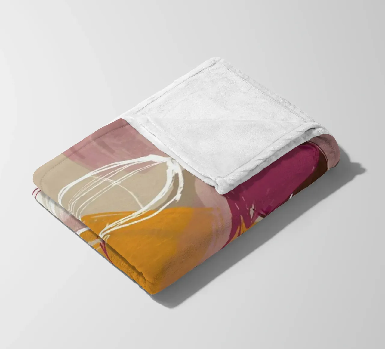 Abstract Portrait Conversation coperta in pile da Doozal